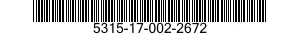 5315-17-002-2672 PIN,TAPERED,PLAIN 5315170022672 170022672