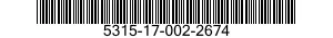 5315-17-002-2674 PIN,TAPERED,PLAIN 5315170022674 170022674