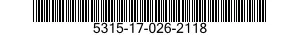 5315-17-026-2118 PIN,STRAIGHT,HEADED 5315170262118 170262118