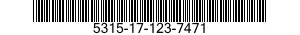 5315-17-123-7471 PIN,SHOULDER,HEADLESS 5315171237471 171237471