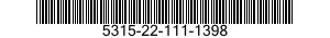 5315-22-111-1398 PIN,TAPERED,PLAIN 5315221111398 221111398