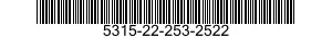 5315-22-253-2522 PIN,STRAIGHT,HEADLESS 5315222532522 222532522