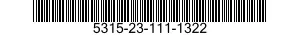 5315-23-111-1322 PIN,SHOULDER,HEADED 5315231111322 231111322