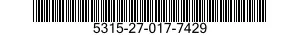 5315-27-017-7429 PIN,STRAIGHT,HEADLESS 5315270177429 270177429