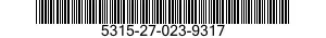 5315-27-023-9317 PIN,STRAIGHT,HEADLESS 5315270239317 270239317