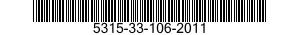 5315-33-106-2011 PIN,STRAIGHT,HEADLESS 5315331062011 331062011