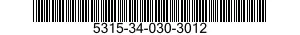 5315-34-030-3012 PIN,STRAIGHT,HEADED 5315340303012 340303012