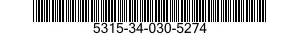 5315-34-030-5274 PIN,GROOVED,HEADLESS 5315340305274 340305274