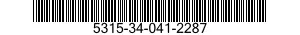 5315-34-041-2287 PIN,ECCENTRIC 5315340412287 340412287