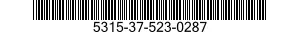 5315-37-523-0287 PIN,TOGGLE,HEADED 5315375230287 375230287