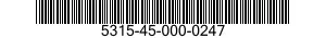 5315-45-000-0247 PIN,SHOULDER,HEADED 5315450000247 450000247