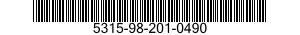 5315-98-201-0490 PIN,STRAIGHT,THREADED 5315982010490 982010490