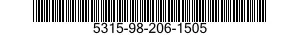 5315-98-206-1505 PIN,STRAIGHT,HEADLESS 5315982061505 982061505