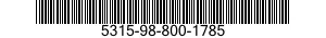 5315-98-800-1785 PIN,GROOVED,HEADED 5315988001785 988001785