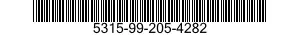 5315-99-205-4282 PIN,STRAIGHT,HEADLESS 5315992054282 992054282