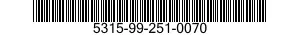 5315-99-251-0070 KEY,MACHINE 5315992510070 992510070