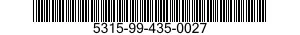 5315-99-435-0027 PIN,STRAIGHT,HEADLESS 5315994350027 994350027