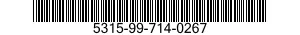 5315-99-714-0267 PIN,HOLLOW 5315997140267 997140267