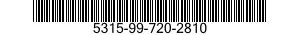 5315-99-720-2810 PIN,SHOULDER,HEADLESS 5315997202810 997202810