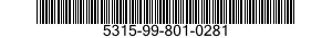 5315-99-801-0281 PIN,COTTER,SOLID 5315998010281 998010281