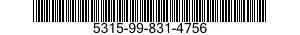 5315-99-831-4756 PIN,QUICK RELEASE 5315998314756 998314756