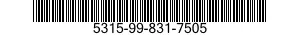 5315-99-831-7505 PIN,QUICK RELEASE 5315998317505 998317505