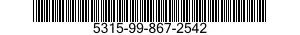 5315-99-867-2542 PIN,SHOULDER,HEADLESS 5315998672542 998672542