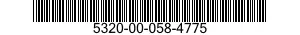 5320-00-058-4775  5320000584775 000584775