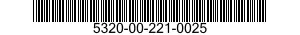 5320-00-221-0025  5320002210025 002210025