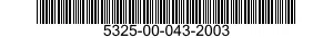 5325-00-043-2003  5325000432003 000432003