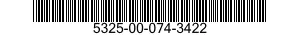 5325-00-074-3422 STUD,PUSH BUTTON FASTENER 5325000743422 000743422