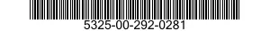 5325-00-292-0281  5325002920281 002920281