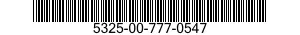 5325-00-777-0547  5325007770547 007770547