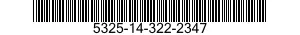 5325-14-322-2347 FASTENER,SLIDE,INTERLOCKING 5325143222347 143222347