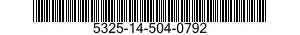 5325-14-504-0792 FASTENER,POSITIVE LOCK 5325145040792 145040792