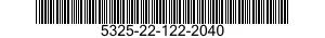 5325-22-122-2040 BRACKET,ANGLE 5325221222040 221222040