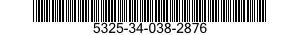 5325-34-038-2876 FASTENER,TRIM,RIBBED 5325340382876 340382876