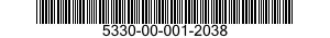 5330-00-001-2038 GASKET 5330000012038 000012038