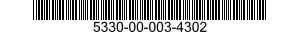 5330-00-003-4302 SEAL,NONMETALLIC SPECIAL SHAPED SECTION 5330000034302 000034302