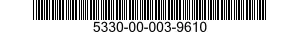 5330-00-003-9610 SEAL,NONMETALLIC SPECIAL SHAPED SECTION 5330000039610 000039610