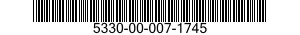 5330-00-007-1745 SEAL ASSEMBLY,SLAT,TRAILING EDGE 5330000071745 000071745