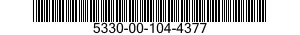 5330-00-104-4377 GASKET 5330001044377 001044377