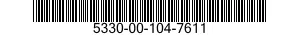 5330-00-104-7611 O-RING 5330001047611 001047611