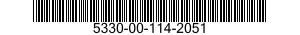 5330-00-114-2051 GASKET 5330001142051 001142051