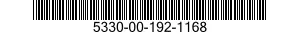 5330-00-192-1168 SEAL,NONMETALLIC SPECIAL SHAPED SECTION 5330001921168 001921168