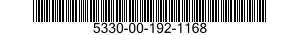 5330-00-192-1168 SEAL,NONMETALLIC SPECIAL SHAPED SECTION 5330001921168 001921168