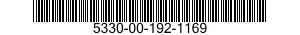 5330-00-192-1169 SEAL,NONMETALLIC SPECIAL SHAPED SECTION 5330001921169 001921169