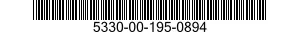 5330-00-195-0894 SEAL,NONMETALLIC SPECIAL SHAPED SECTION 5330001950894 001950894