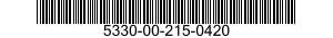 5330-00-215-0420 SEAL RUBBER 5330002150420 002150420