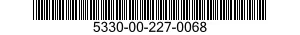 5330-00-227-0068 SEAL,NONMETALLIC SPECIAL SHAPED SECTION 5330002270068 002270068